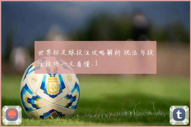 世界杯足球投注攻略解析 玩法与投注技巧一文看懂_1